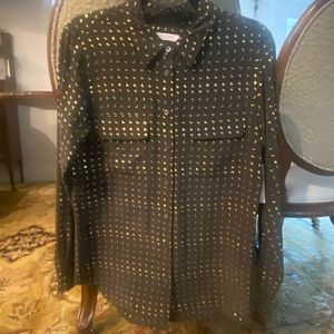 EQUIPMENT Slim Signature Silk Shirt NWT